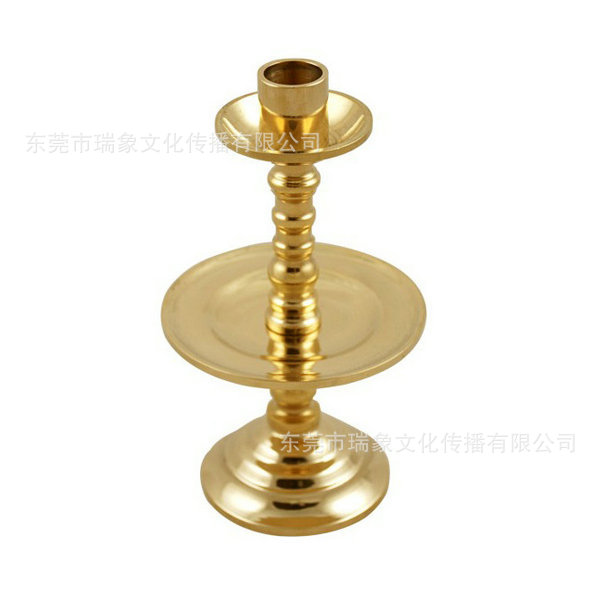 黄铜蜡烛台/大小号纯铜供灯长明灯八供杯酥油烛台灯座油灯2274