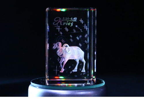 星州激光内雕3d水晶内雕生肖水晶玻璃工艺品摆件创意礼物