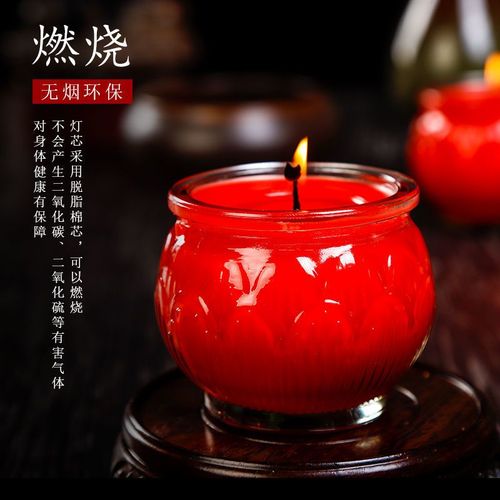 水晶酥油烛 传统礼佛敬神用品的现代革新